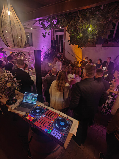 hochzeitdjoutside Aufbau draußen - DJ Beatgee